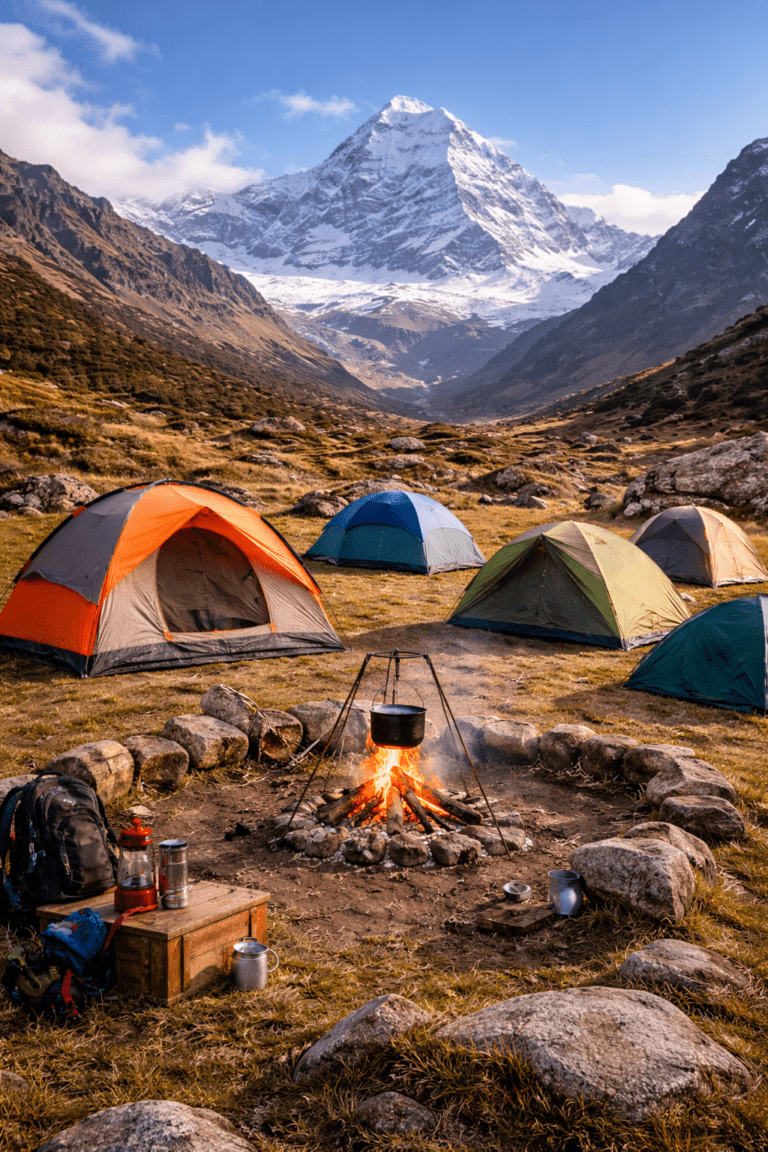 Bhutan camping adventure