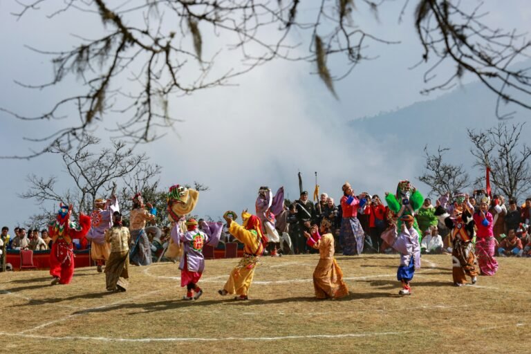 Image of a festival or celebration in Bhutan