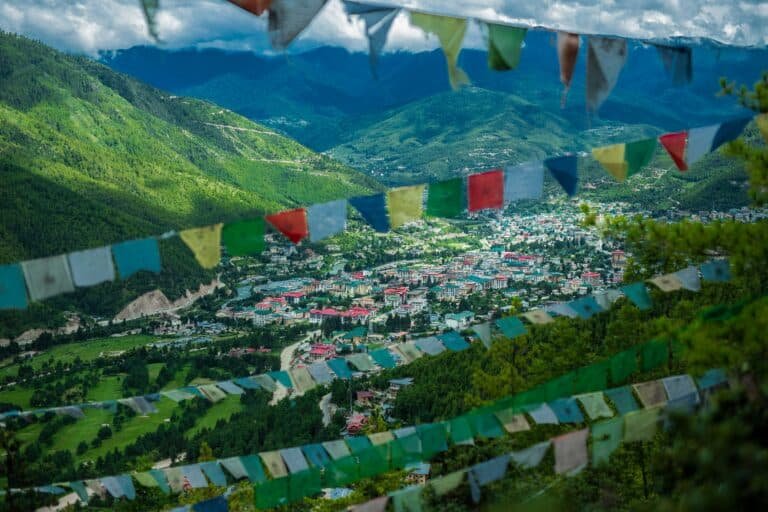 View of Thimphu Town